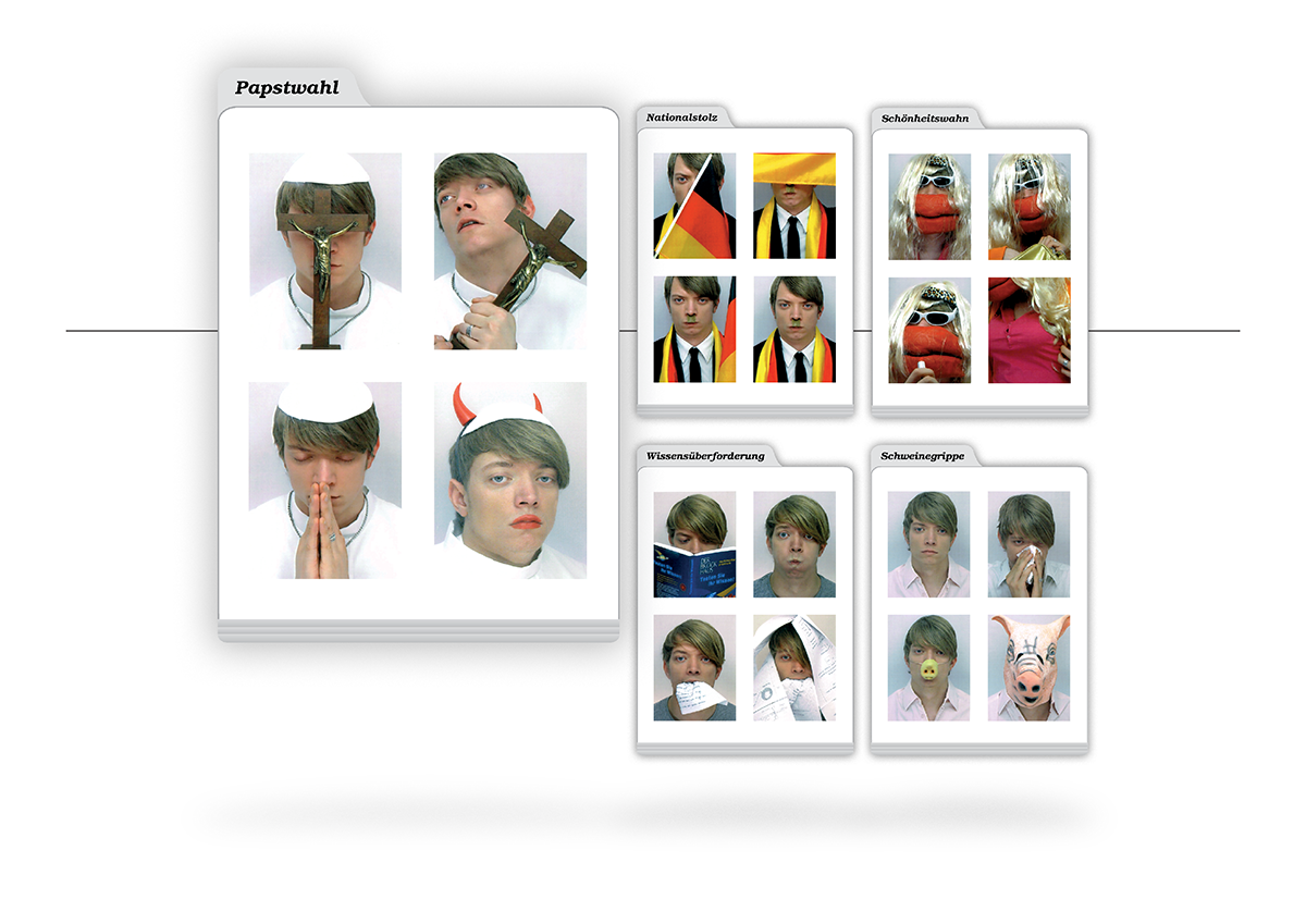 Fotoprojekt „Storytelling“: Kreative Bildgestaltung mit Kostüm & Gestik, ganz ohne Models. Fotografisch inszenierte Nachrichten-Momente als freie Momentaufnahmen.